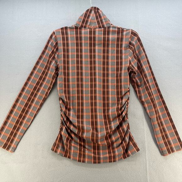 NWT Tanya Taylor Shelby Grid Print Organic Cotton Top Women’s Size Medium - Picture 5 of 16